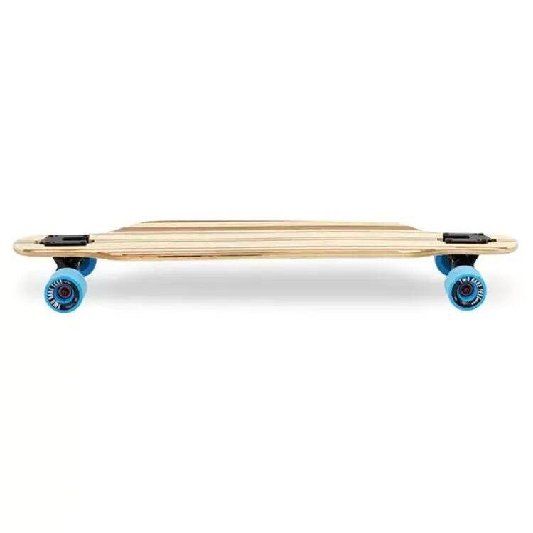 Two Bare Feet Austin Complete Longboard - Natural/Blue 36''