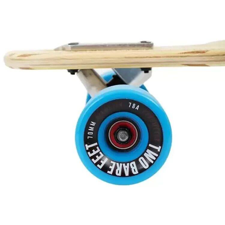 Two Bare Feet Bradley Complete Longboard - Natural/Blue 36''