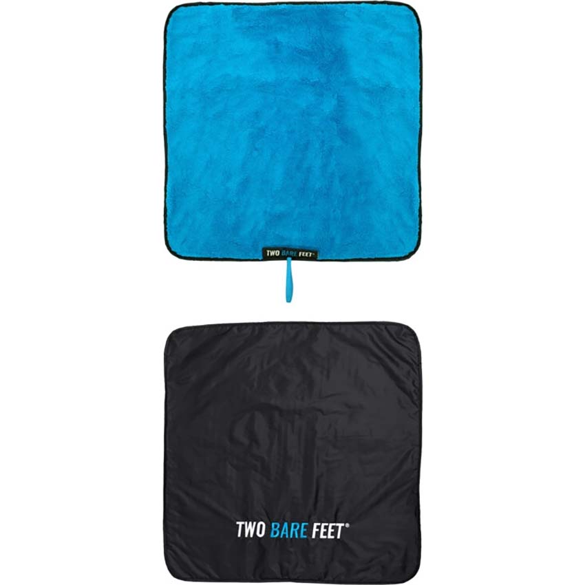 Two Bare Feet Weatherproof Changing Robe with Changing Mat - Navy/Blue