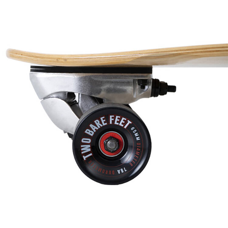 Two Bare Feet Carver Complete Longboard - Natural/Black 31''