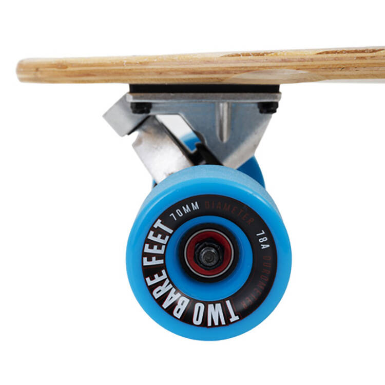 Two Bare Feet The Chuck Complete Longboard - Natural/Blue 44''