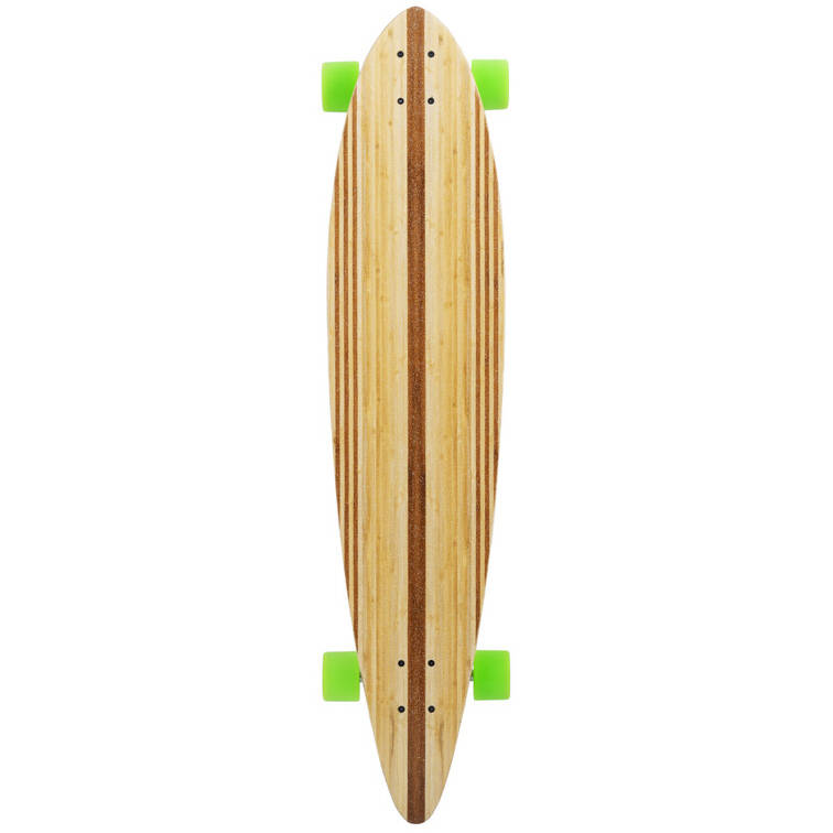 Two Bare Feet The Chuck Complete Longboard - Natural/Green 44''