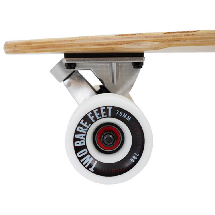 Two Bare Feet The Chuck Complete Longboard - Natural/White 44''
