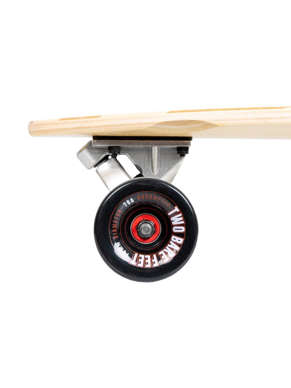 Two Bare Feet The Deacon Complete Longboard - Natural/Black 40''