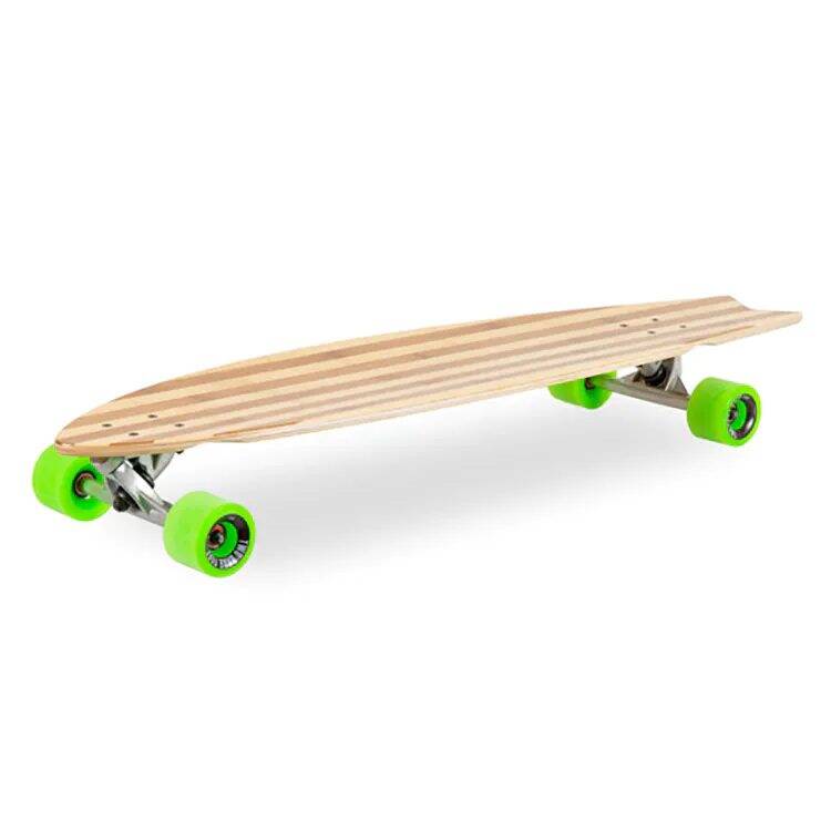 Two Bare Feet The Deacon Complete Longboard - Natural/Green 40''