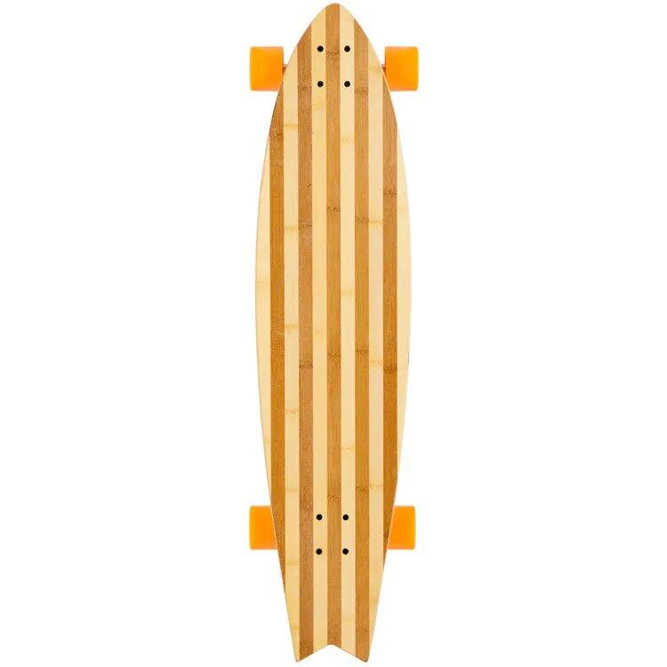 Two Bare Feet The Deacon Complete Longboard - Natural/Orange 40''