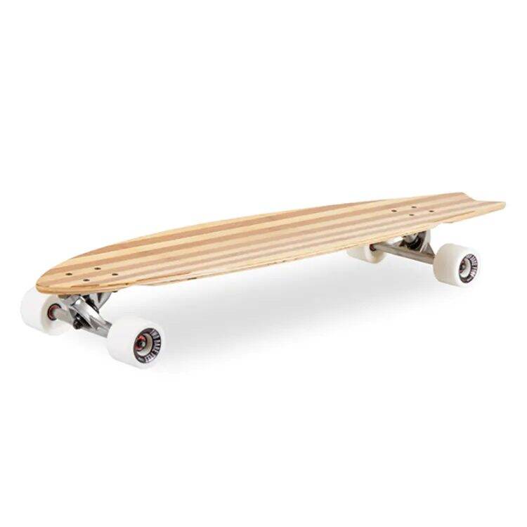 Two Bare Feet The Deacon Complete Longboard - Natural/White 40''