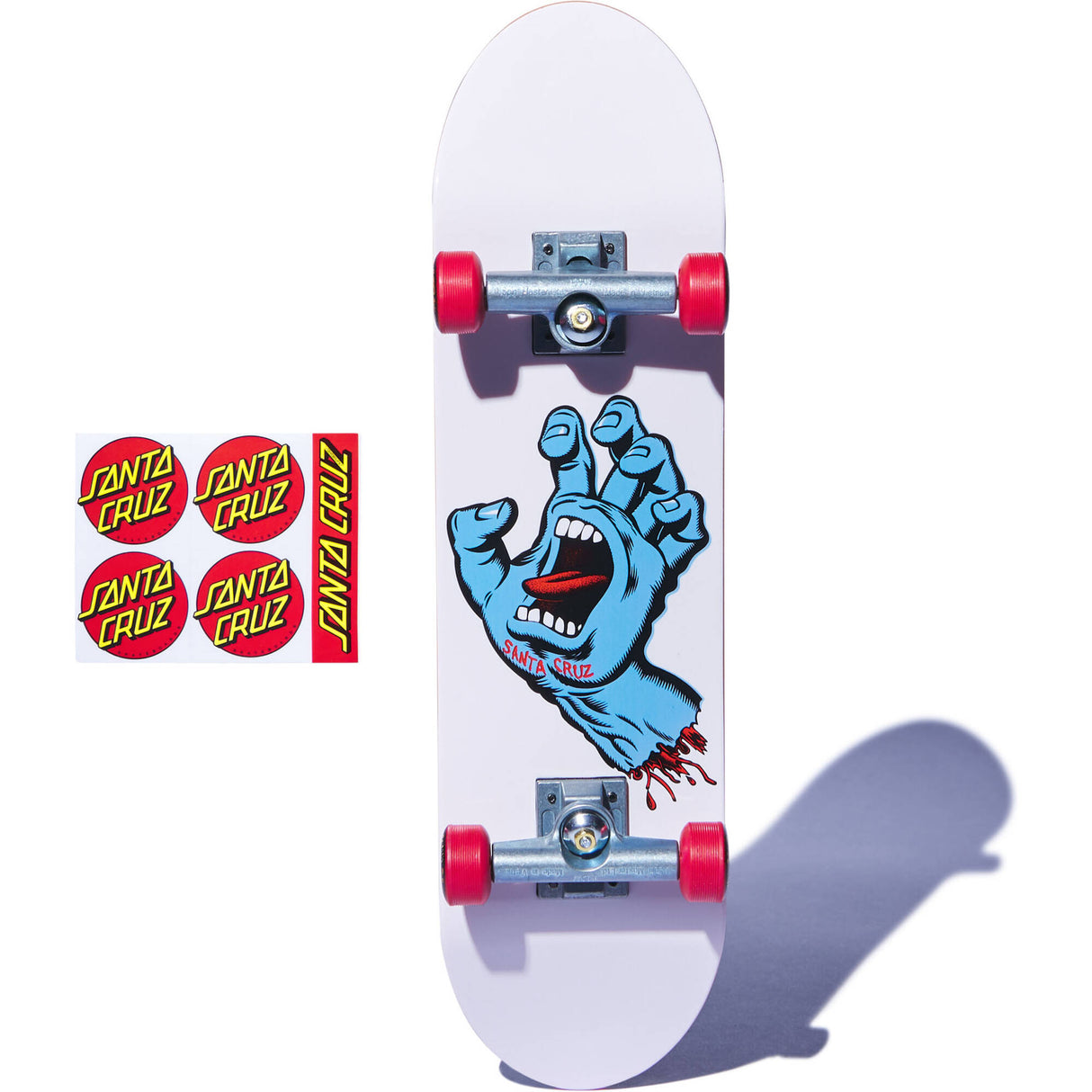 Tech Deck Santa Cruz Handboard - White/Blue