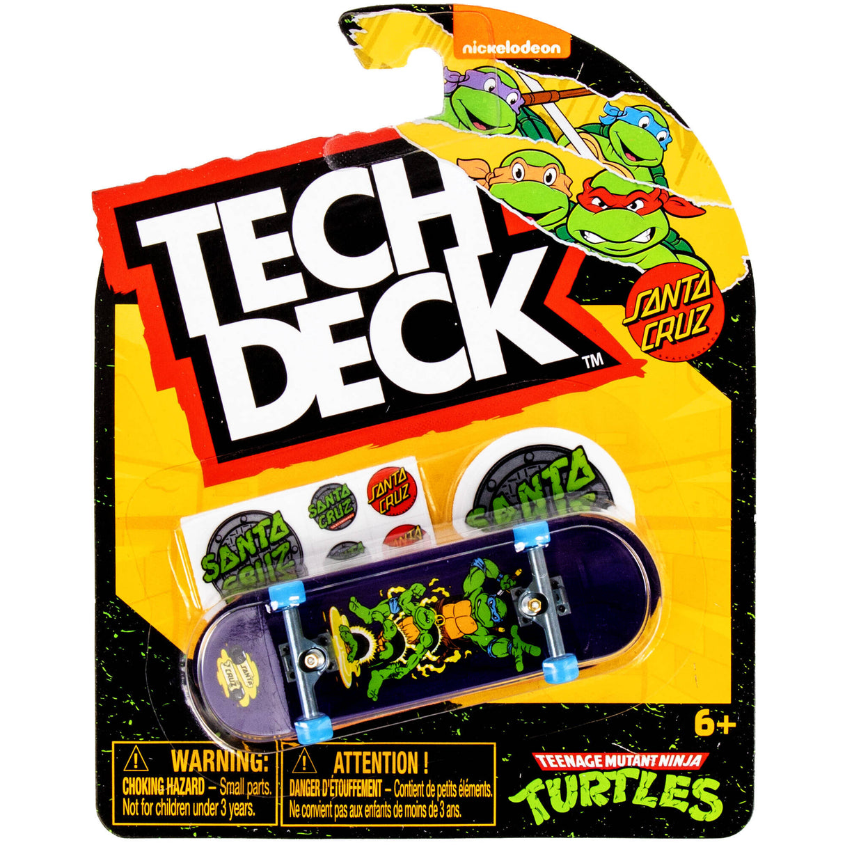 Tech Deck Santa Cruz x TMNT Fingerboard - Random