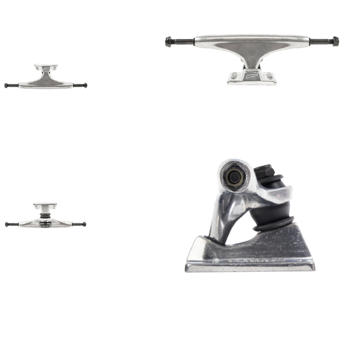 Tensor Alloy Skateboard Trucks - Raw 5"