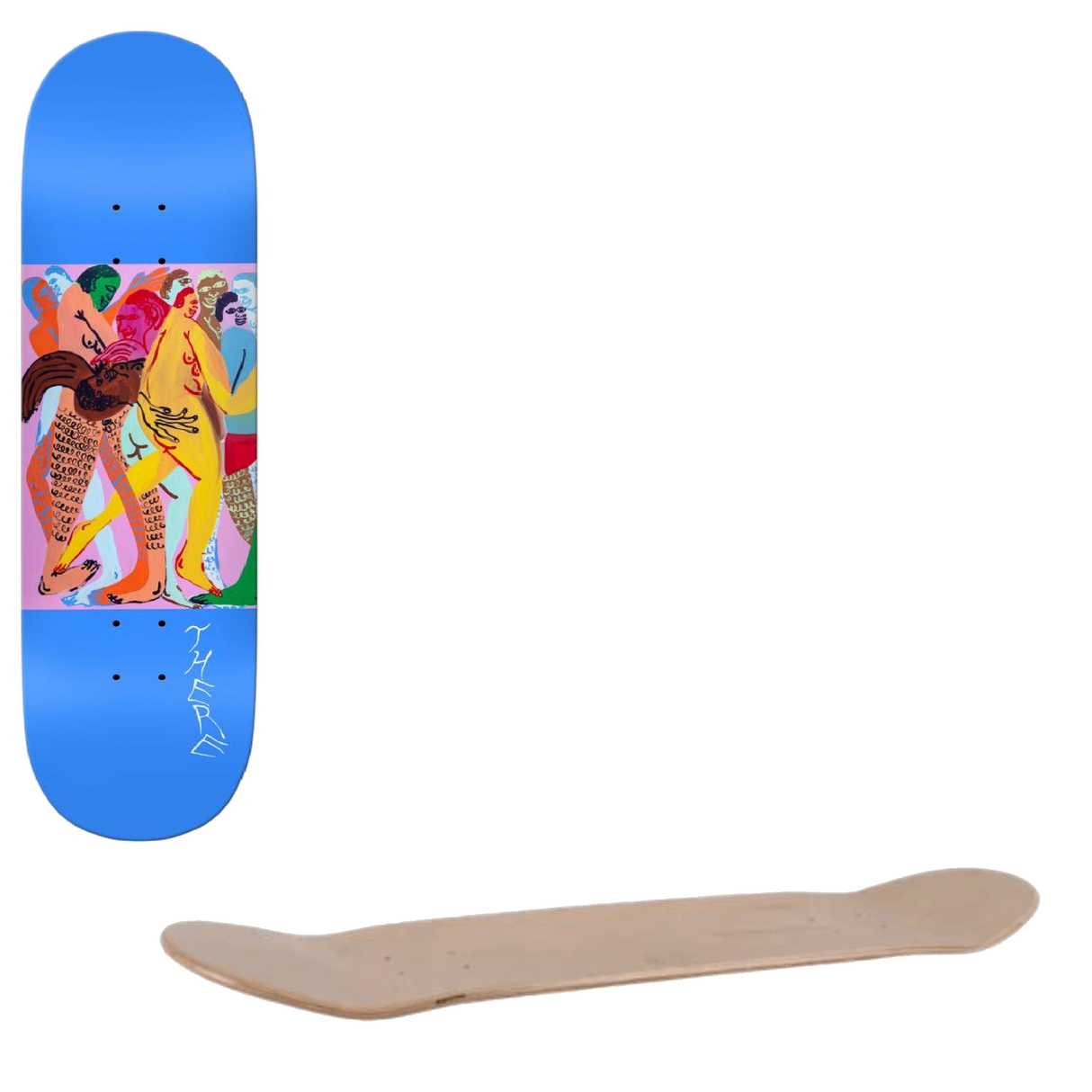 There Party True Fit Skateboard Deck 8.25"