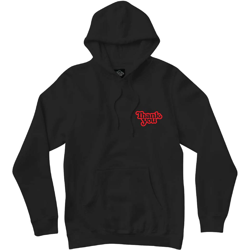 Thank You Thank You Logo Hoodie - Black