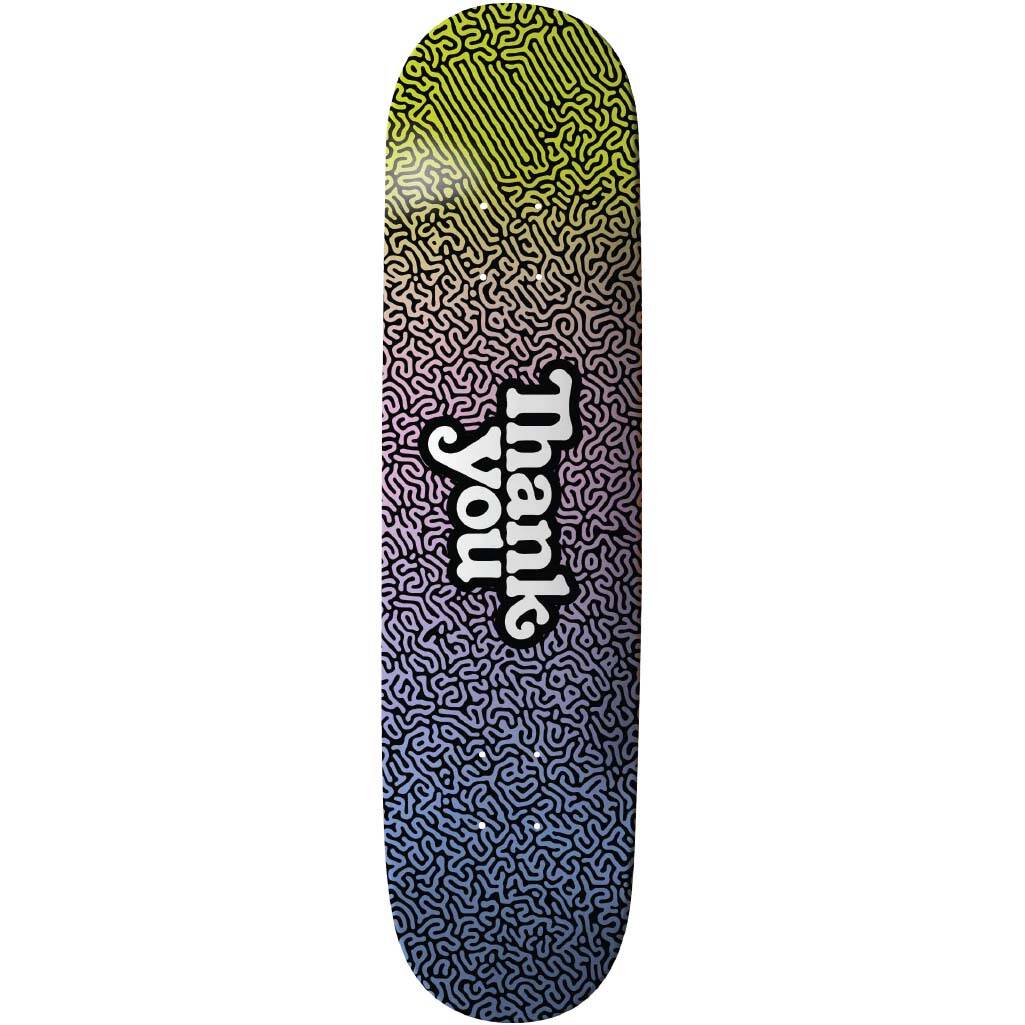 Thank You Amazing Logo Skateboard Deck - Multi 8.25"