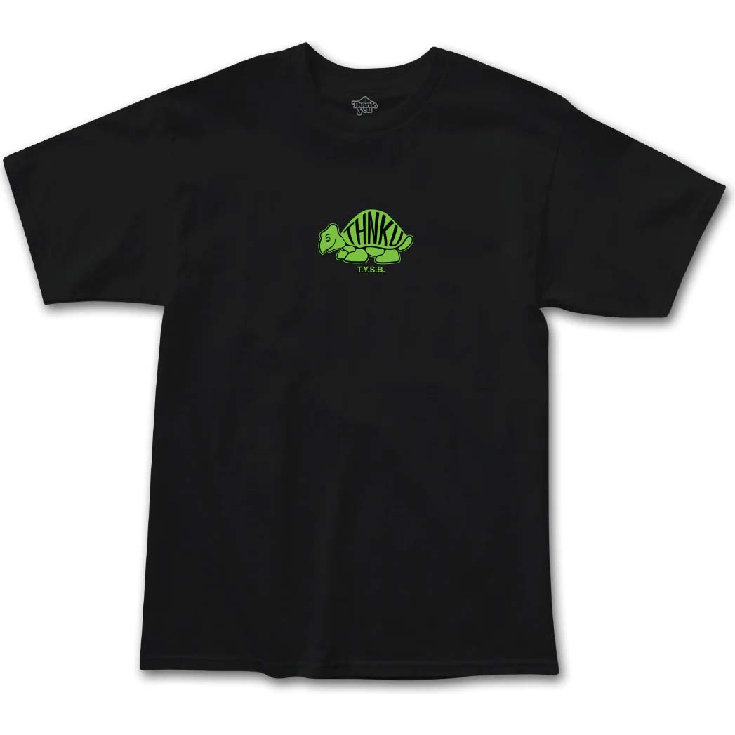 Thank You Tortoise T Shirt - Black