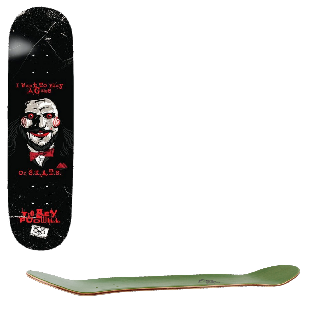 Thank You Pudwill Play-A-Game Skateboard Deck 8.0''