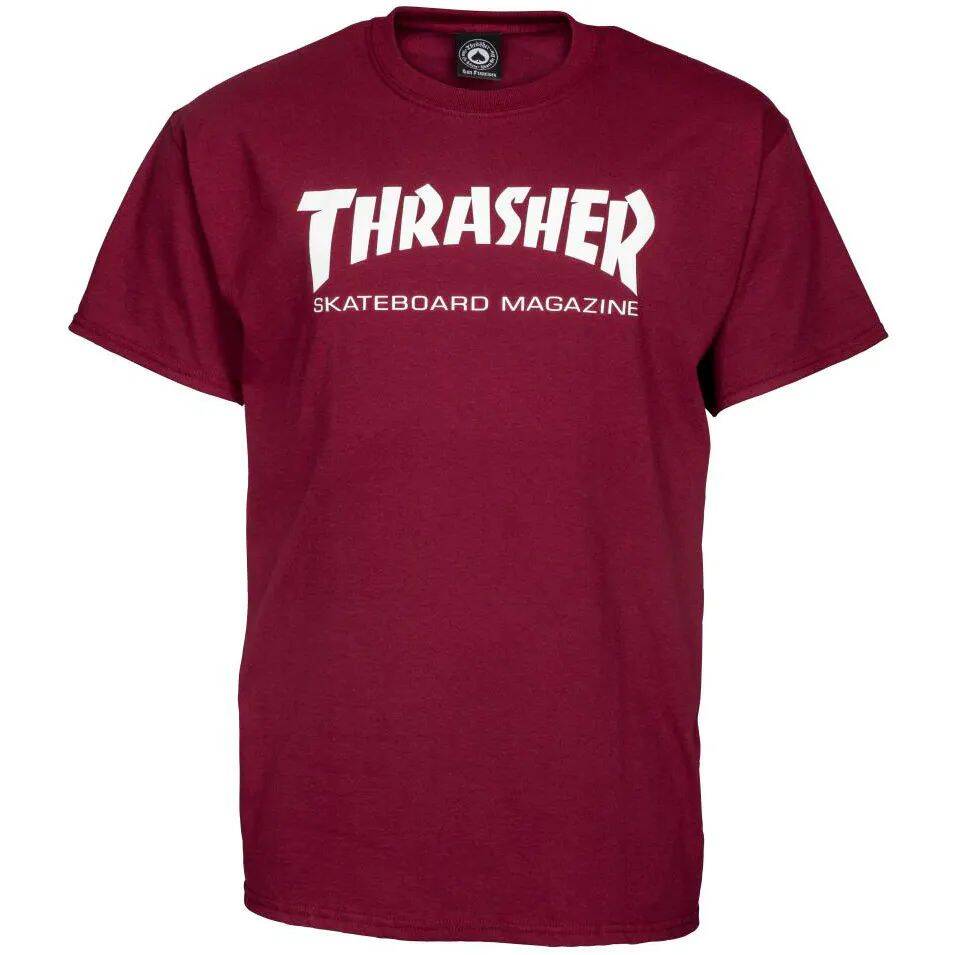 Thrasher Skate Mag T Shirt - Maroon