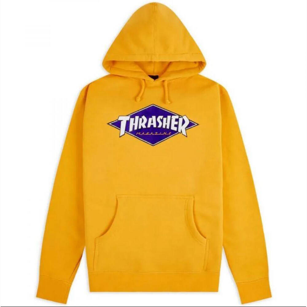 Thrasher Diamond Logo Hoodie - Gold LRG