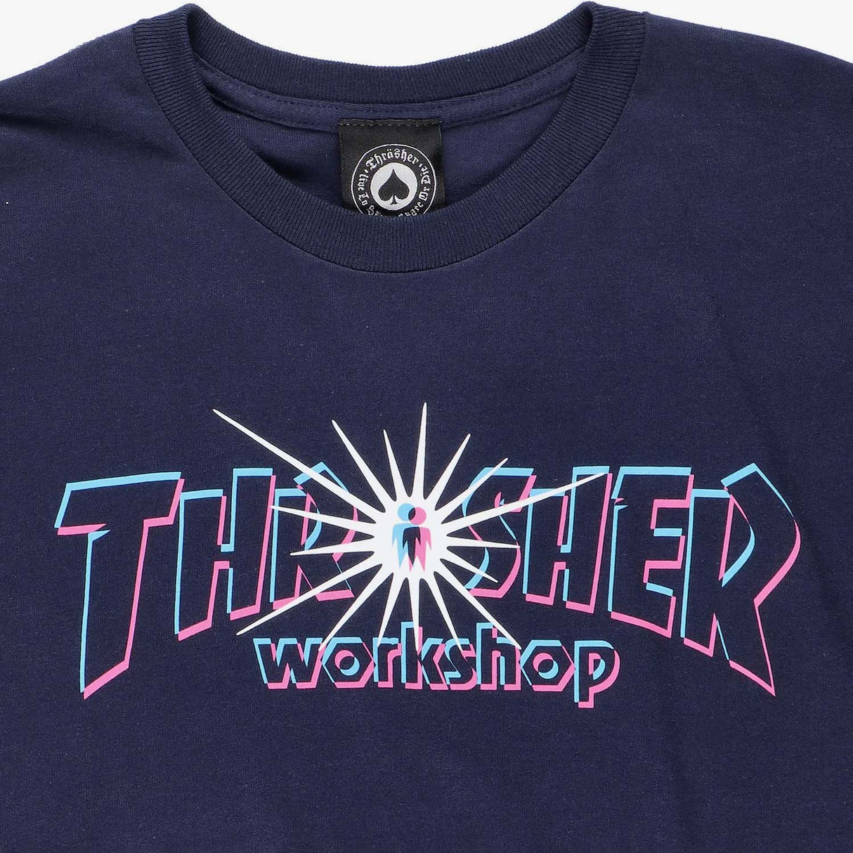 Thrasher x Alien Workshop Nova T Shirt - Navy