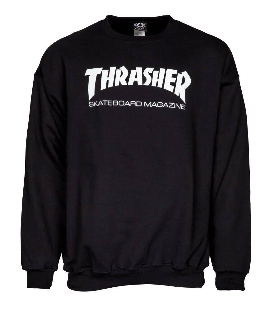 Thrasher Skate Mag Logo Crewneck - Black