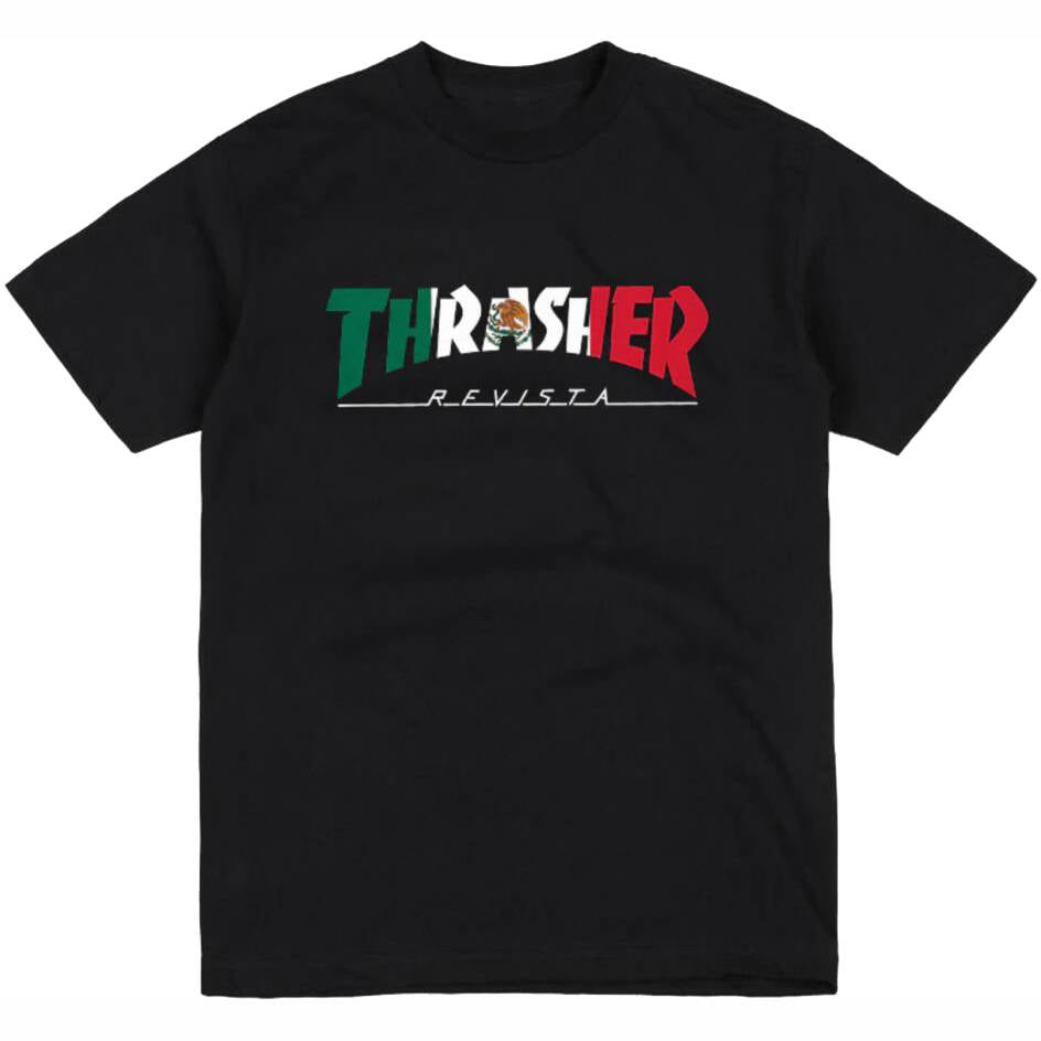 Thrasher Mexico T Shirt - Black