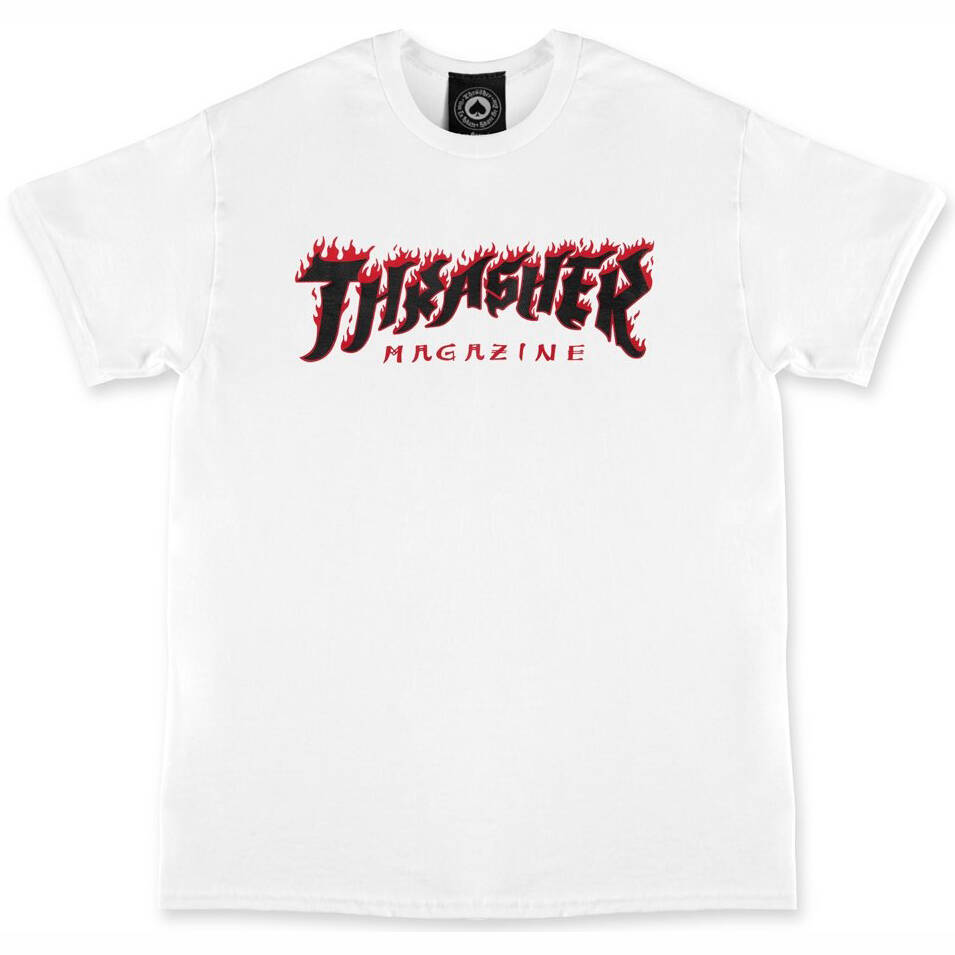 Thrasher Possessed Logo T Shirt - White