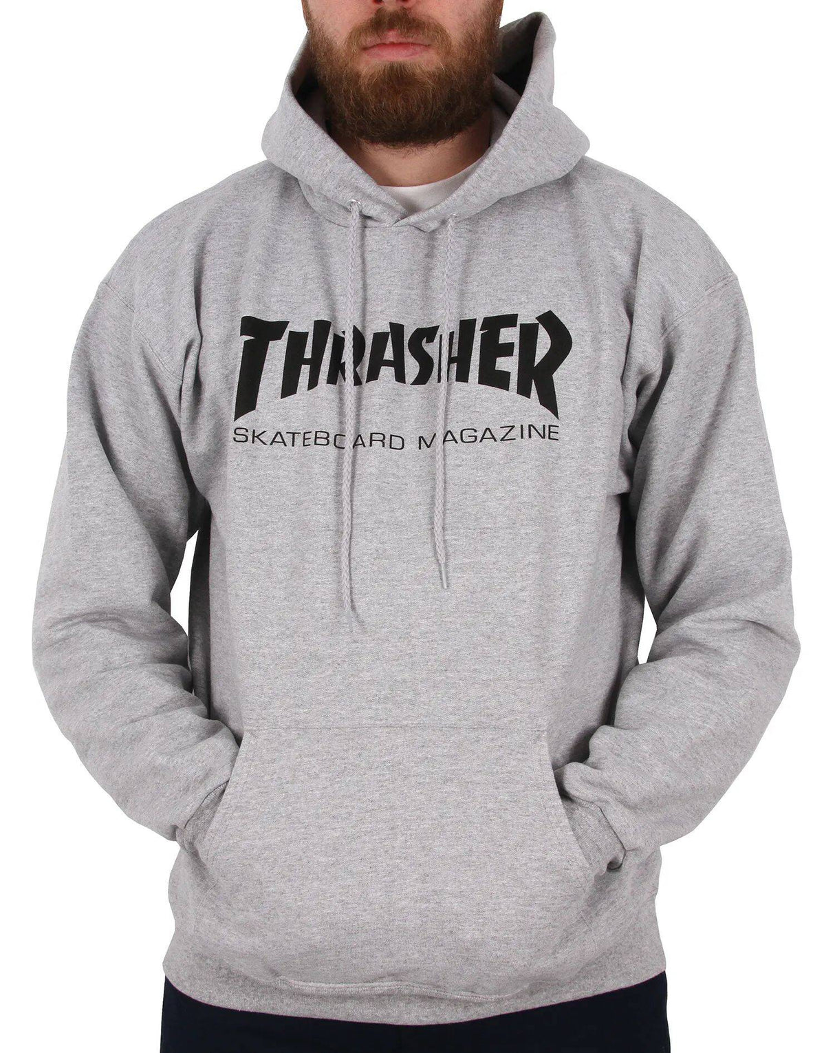 Thrasher Skate Mag Logo Hoodie - Grey Heather
