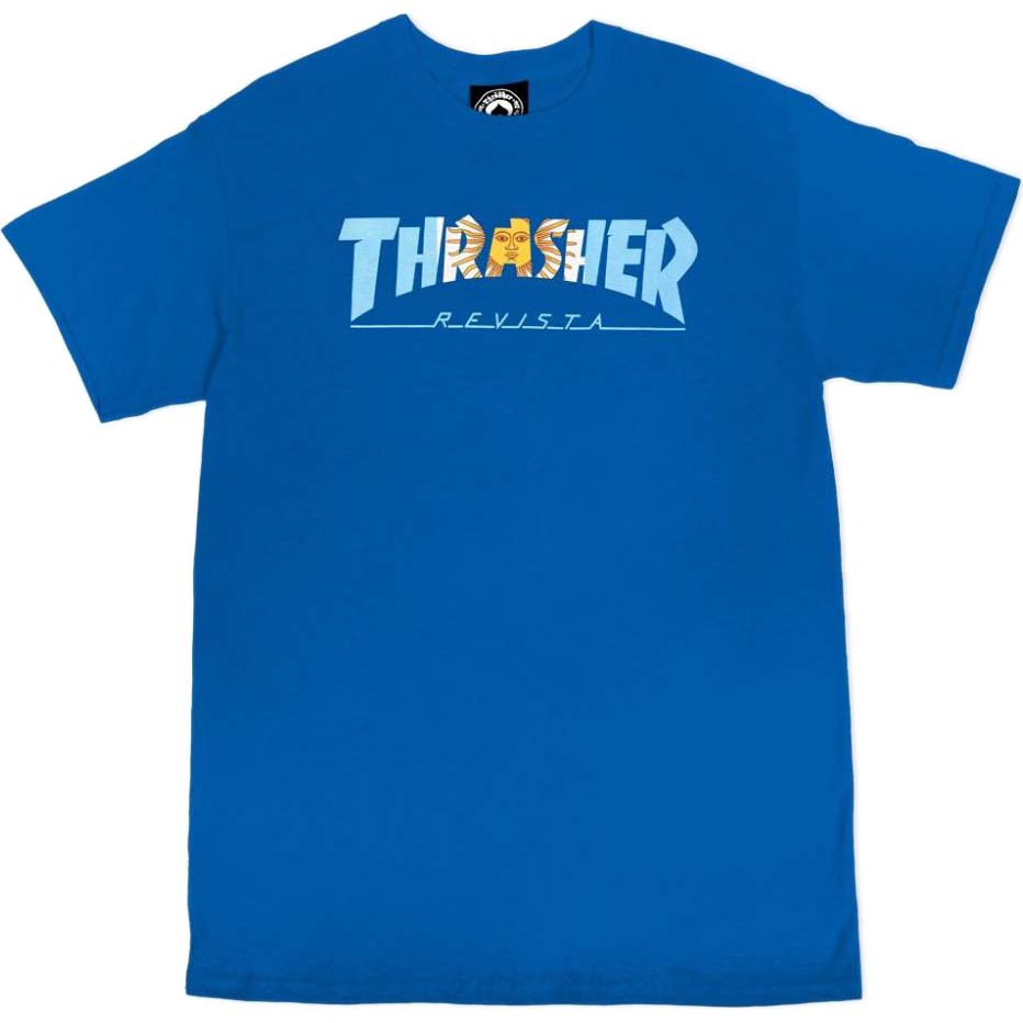 Thrasher Argentina T Shirt - Royal