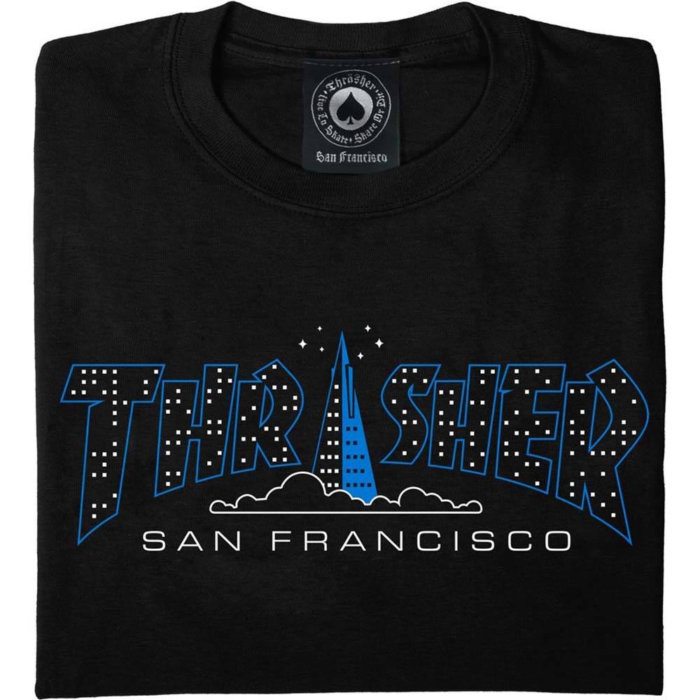 Thrasher Pyramid T Shirt - Black