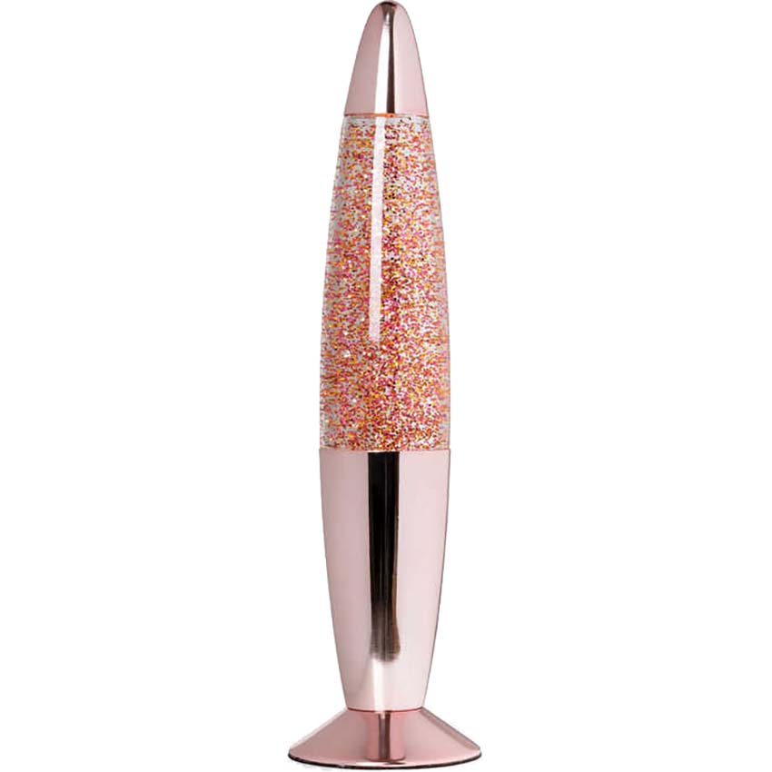 Tobar Lumez Glitter Lamp - Rose Gold