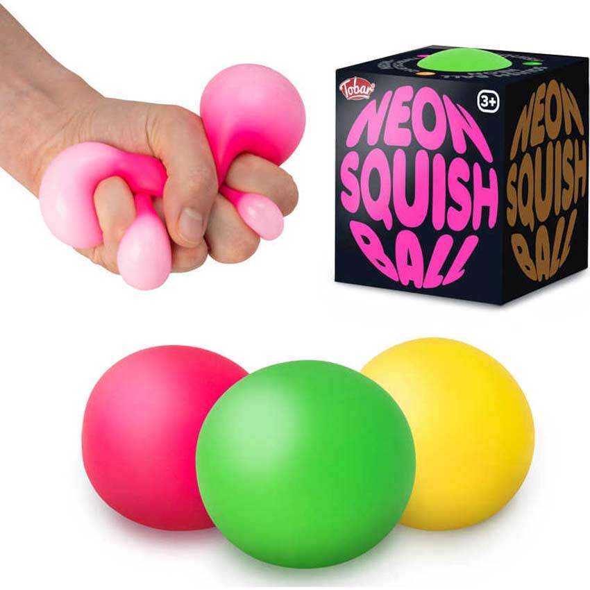 Tobar Scrunchems Neon Squish Ball