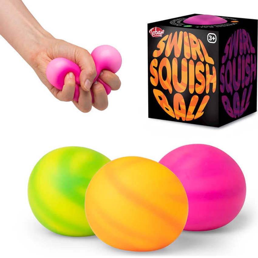 Tobar Scrunchems Swirl Squish Ball