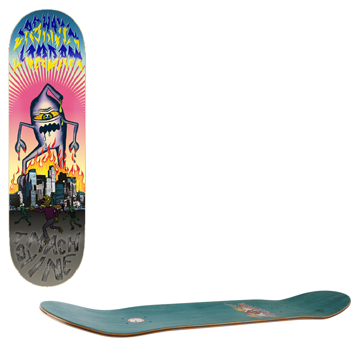 Toy Machine Dashawn Sect VS LA Skateboard Deck 8"