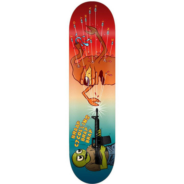Toy Machine Collins Brap Skateboard Deck - 8.38"