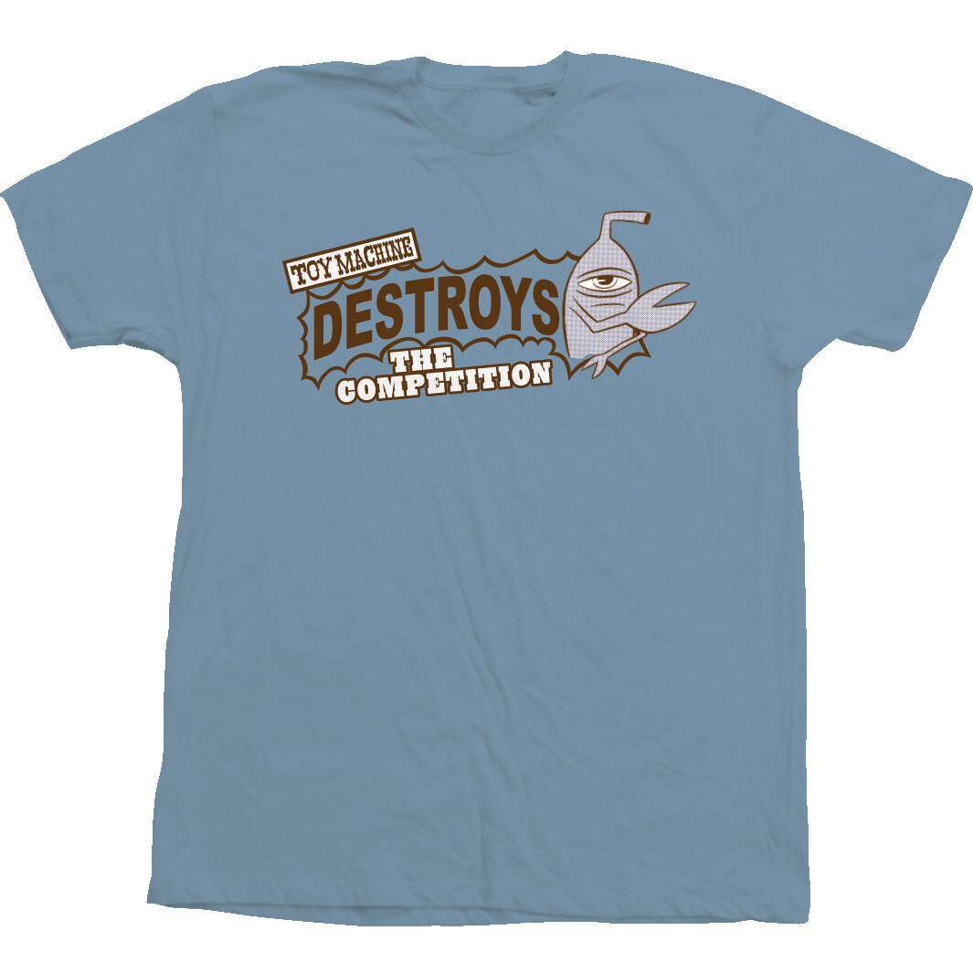 Toy Machine Destroys T Shirt - Slate