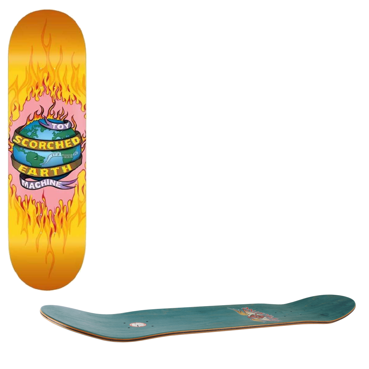 Toy Machine Scorched Earth Skateboard Deck 8.25"