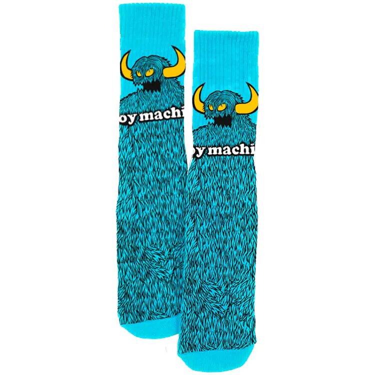 Toy Machine Furry Monster Socks - Aqua