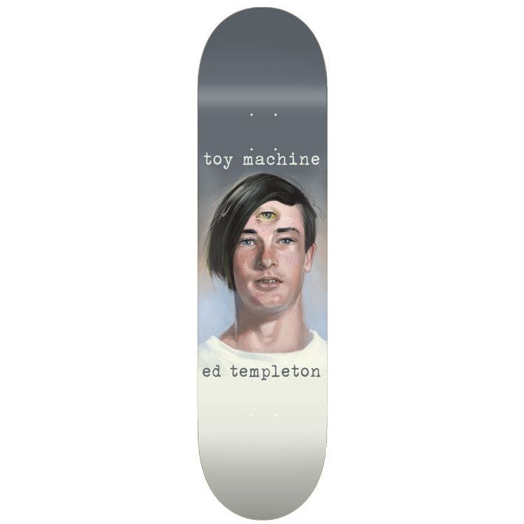Toy Machine Portrait Skateboard Deck - Templeton 8.25''