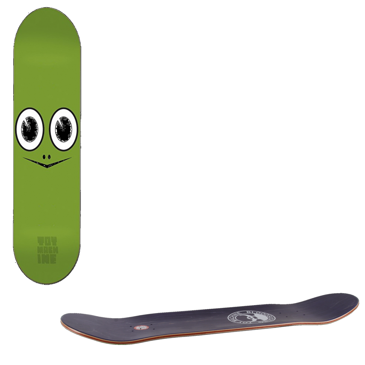 Toy Machine Turtle Face Skateboard Deck - 7.75"