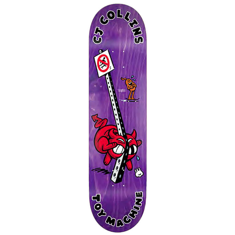 Toy Machine Fountain Skateboard Deck - Collins 7.75''