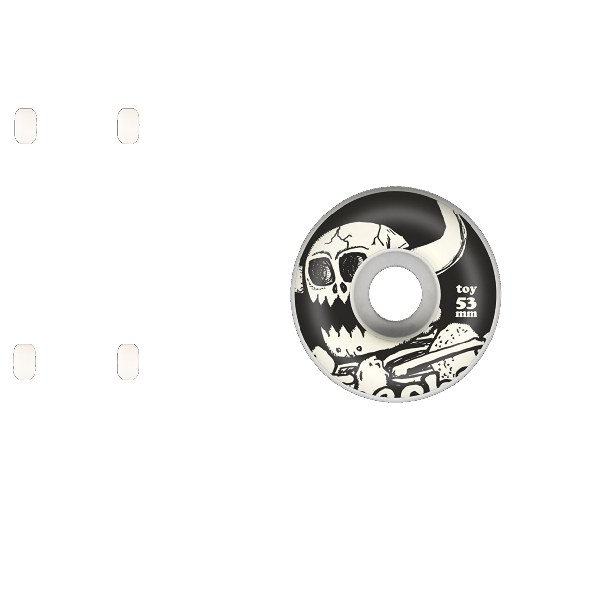 Toy Machine Dead Monster Skateboard Wheels - 53mm