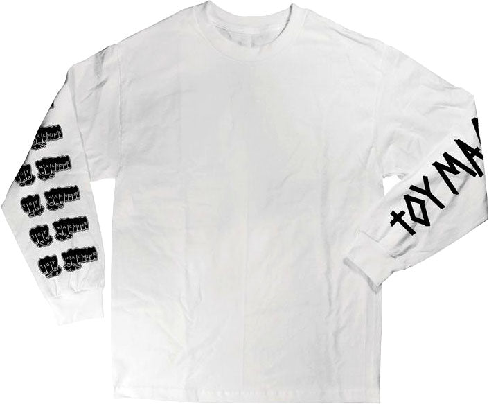 Toy Machine Fist Long Sleeve T Shirt - White
