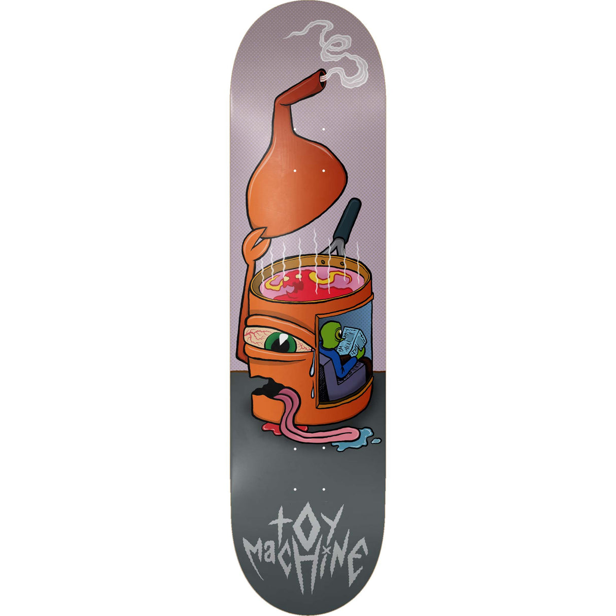 Toy Machine Brain Sizzle Skateboard Deck 8.38"