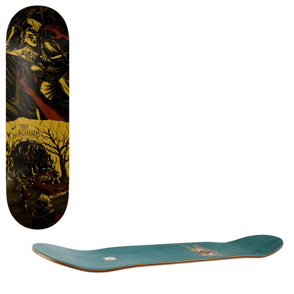 Toy Machine Horror Show Skateboard Deck - Martin 8"