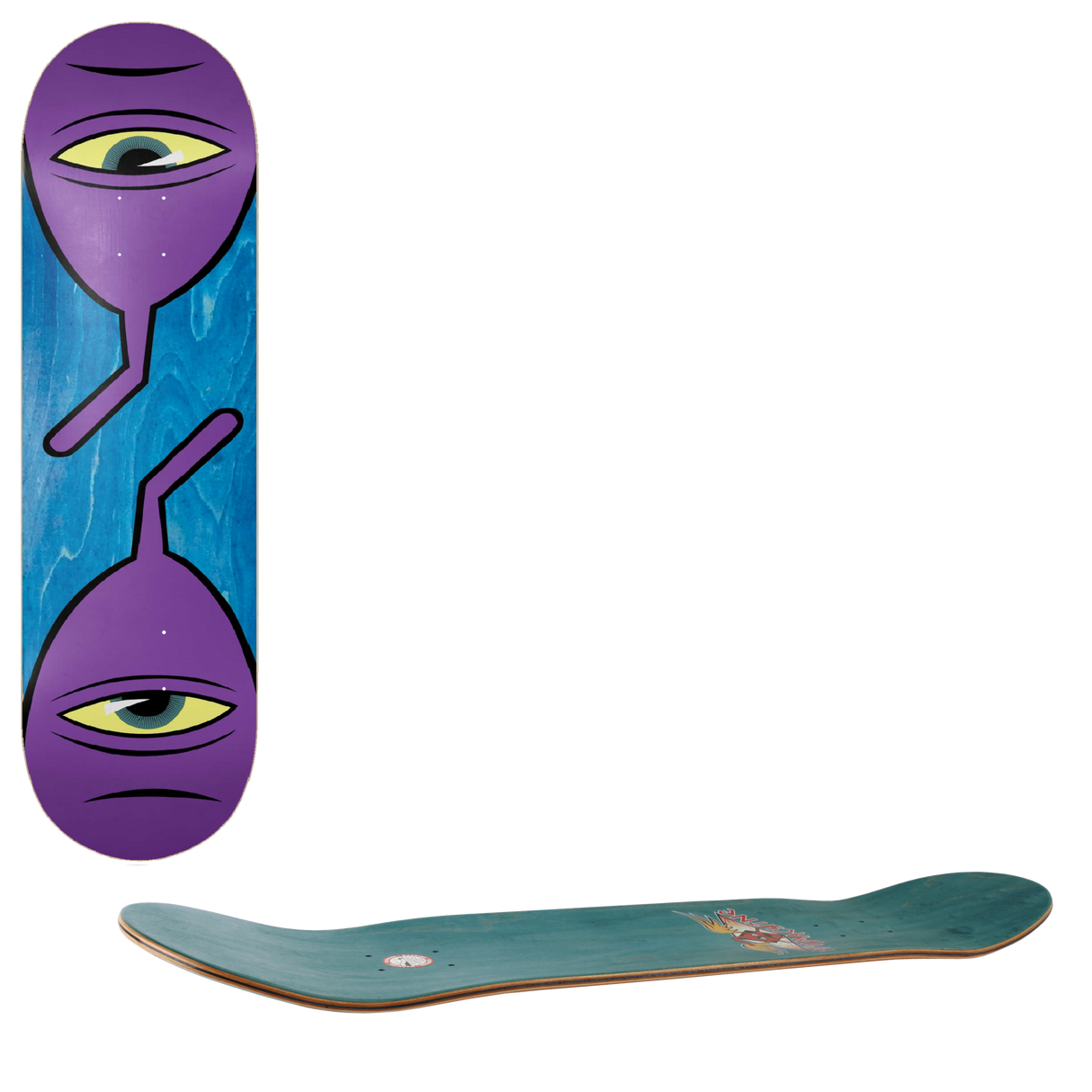 Toy Machine Sect Symmetrical Skateboard Deck - Purple 8.5"