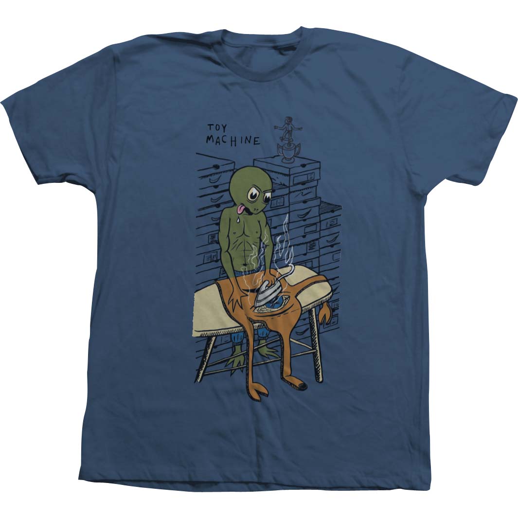 Toy Machine Iron T Shirt - Blue