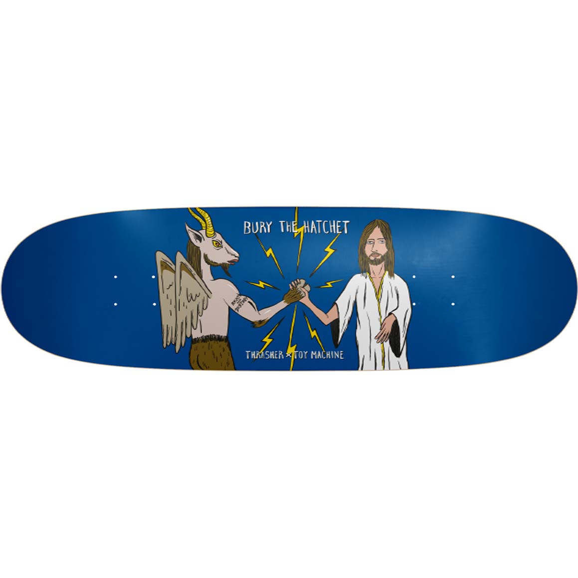 Toy Machine x Thrasher Skateboard Deck - Bury The Hatchet 8.88"
