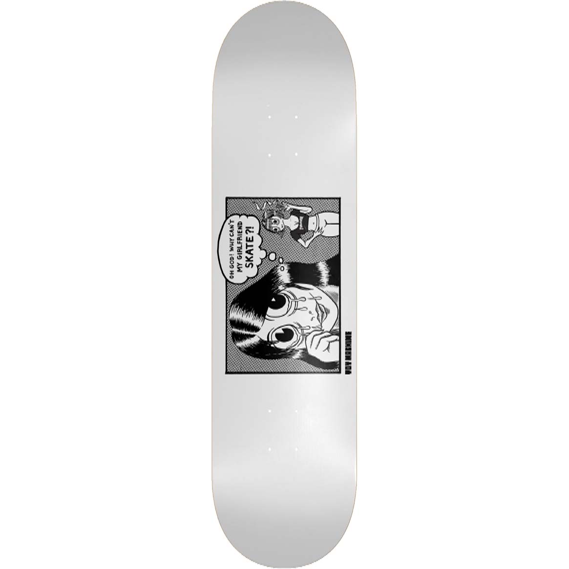 Toy Machine x Thrasher Skateboard Deck - Girlfriend 8.25"
