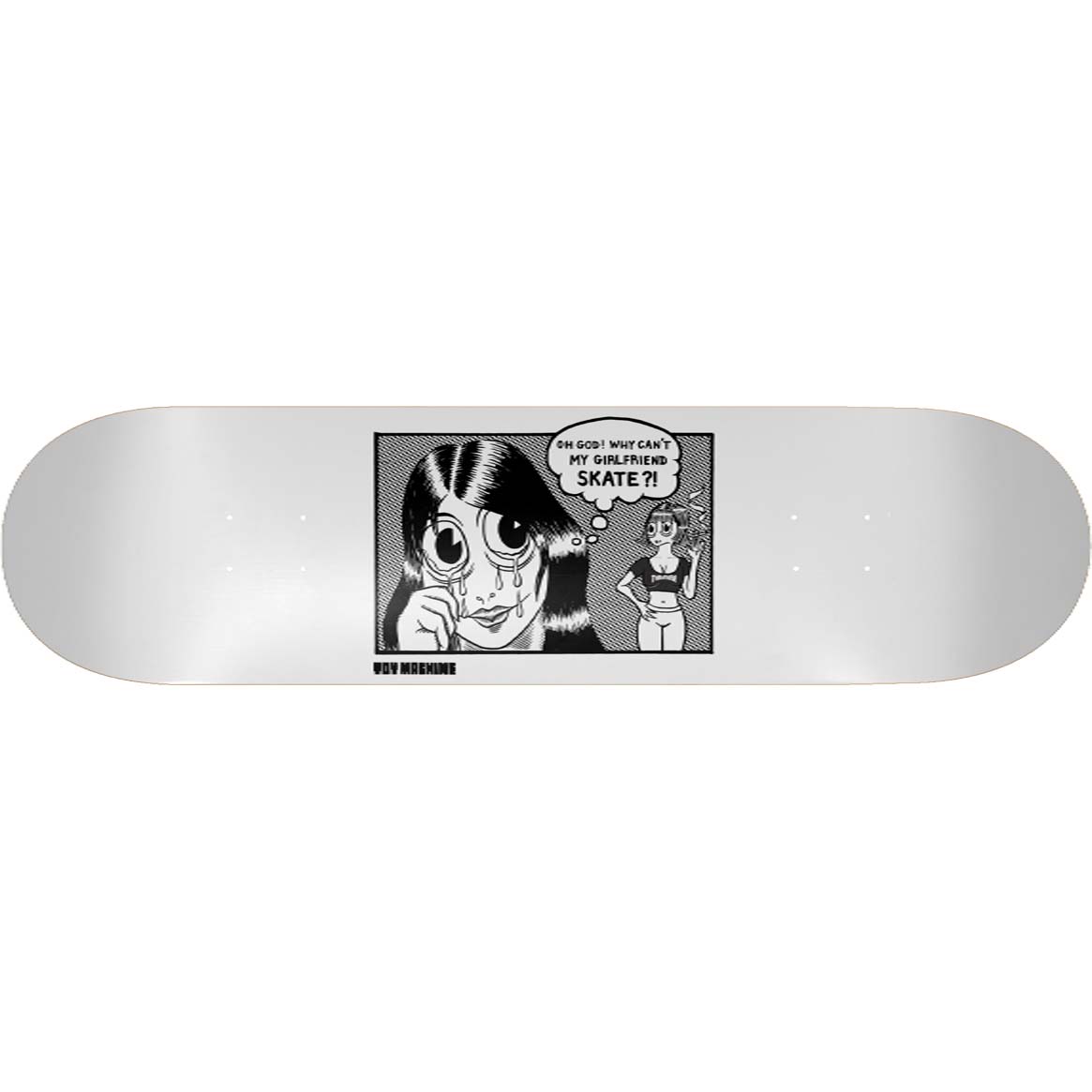 Toy Machine x Thrasher Skateboard Deck - Girlfriend 8.25"