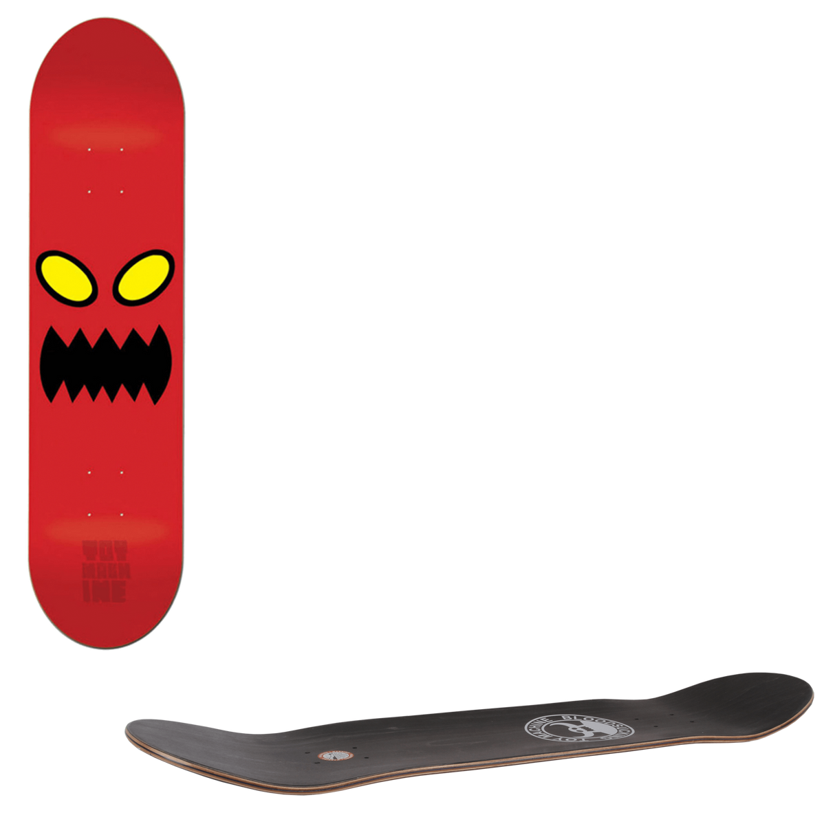 Toy Machine Monster Face Skateboard Deck - 8"