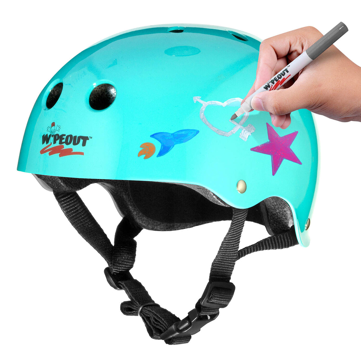 Triple 8 Wipeout Helmet - Teal